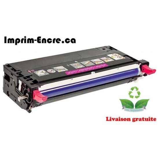 Dell toner 330-1200 / G484F / 330-1195 / G480F magenta remise à neuf de très haute qualité - 9,000 pages