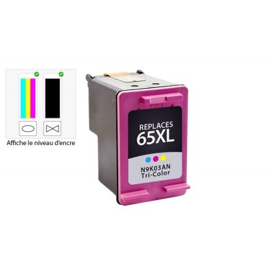 Encre HP ( 65XL ) couleur originale ( OEM ) remise...