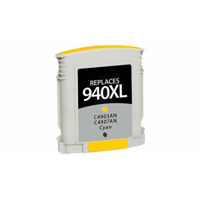 Encre HP ( 940XL ) jaune compatible de très haute...