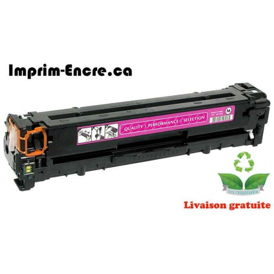 HP toner CB543A ( 125A ) magenta originale ( OEM ) remise à neuf de très haute qualité - 1,400 pages
