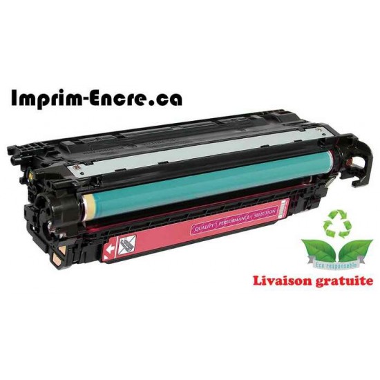 HP toner CE253A ( 504A ) magenta originale ( OEM ) remise à neuf de très haute qualité - 7,000 pages