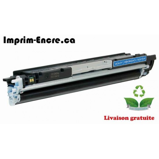HP toner CE311A ( 126A ) cyan originale ( OEM ) remise à neuf de très haute qualité - 1,000 pages