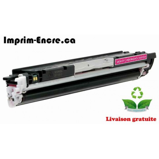 HP toner CE313A ( 126A ) magenta originale ( OEM ) remise à neuf de très haute qualité - 1,000 pages