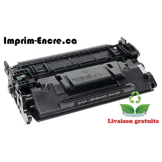 HP toner CF226X ( 26X ) noire originale ( OEM ) remise à neuf de très haute qualité - 9,000 pages 