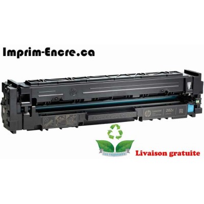 HP toner CF501X ( 202X ) cyan originale ( OEM )...