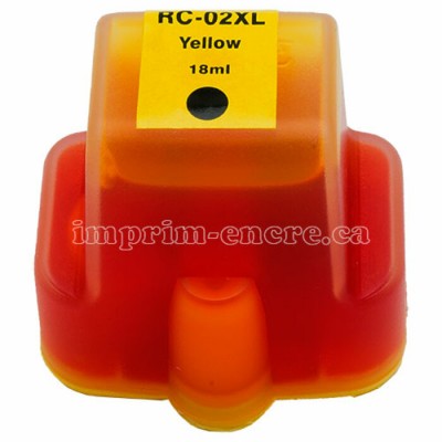 HP 02 C8773WC jaune - 1800 pages