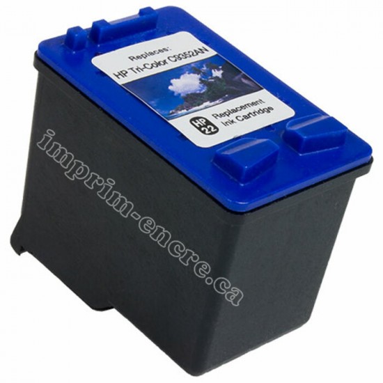 C9352AN  No 22XL couleur ( HP ) - 350 pages