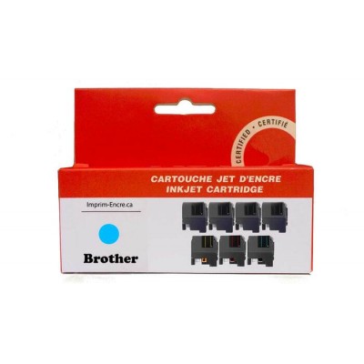 Encre  Brother LC20EC cyan compatible de très...
