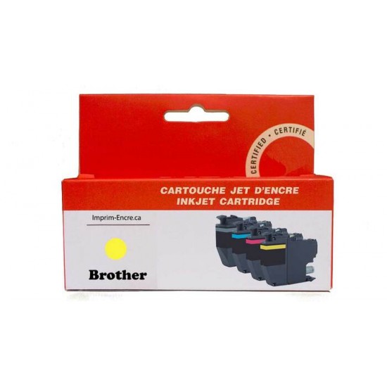 Encre  Brother LC3039Y XXL jaune compatible de...