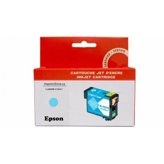 Encre Epson T157520 léger cyan compatible de très haute qualité - 29.5 ml.