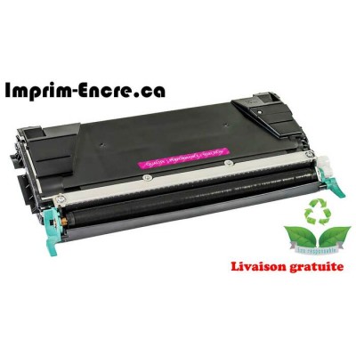 Lexmark toner C746A2MG magenta remise à neuf de...