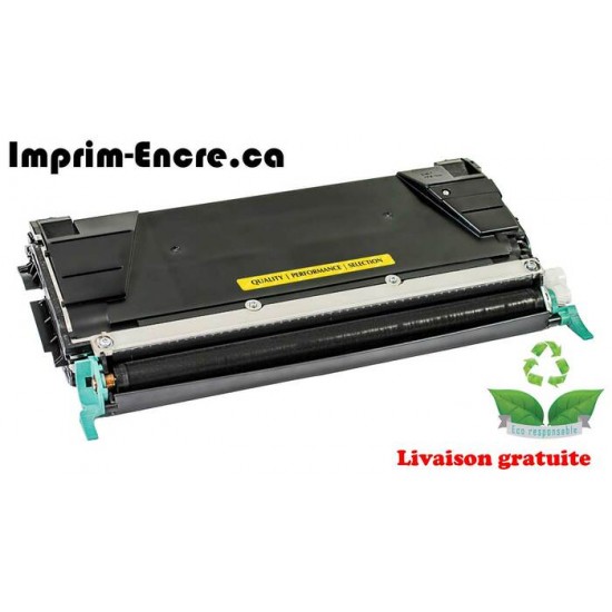 Lexmark toner C746A2YG jaune remise à neuf de très haute qualité - 7,000 pages 