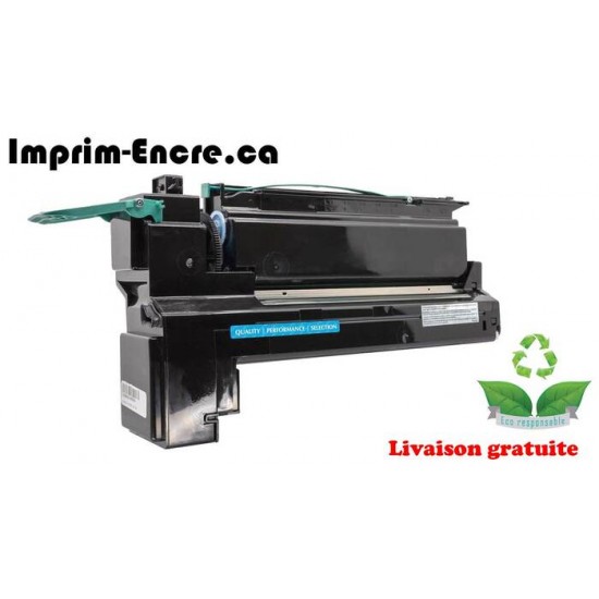 Lexmark toner C792X1CG cyan remise à neuf de très haute qualité - 20,000 pages 