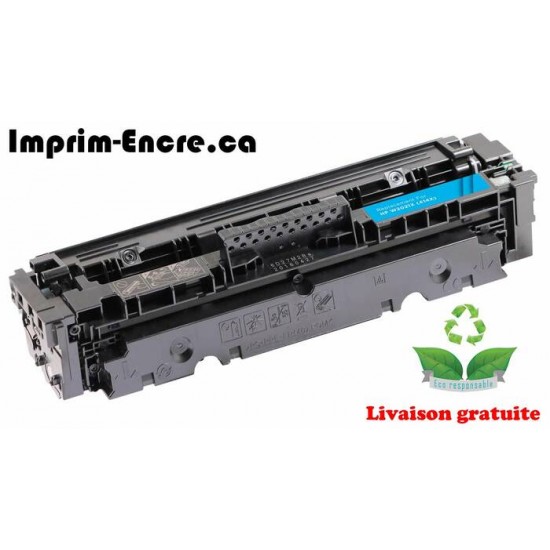 HP toner W2021X ( 414X ) cyan originale ( OEM ) remise à neuf de très haute qualité - 6,000 pages 