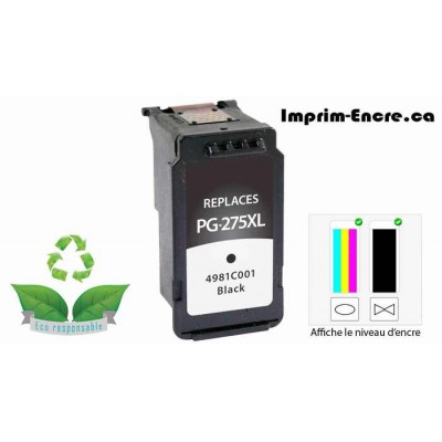 Encre Canon PG-275XL noire originale ( OEM )...
