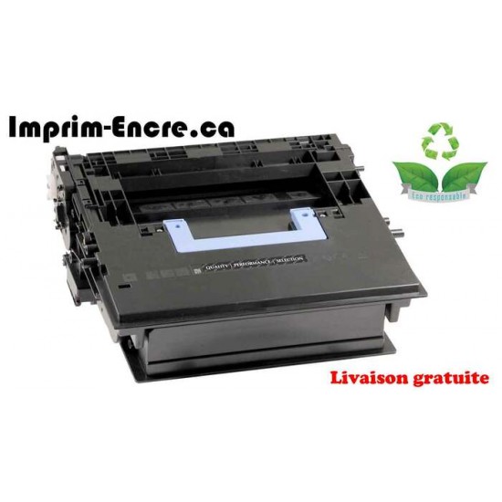 HP toner CF237Y jumbo ( 37Y ) noire originale ( OEM ) remise à neuf de très haute qualité - 50,000 pages