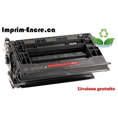 HP toner CF237A ( 37A ) noire MICR originale ( OEM...