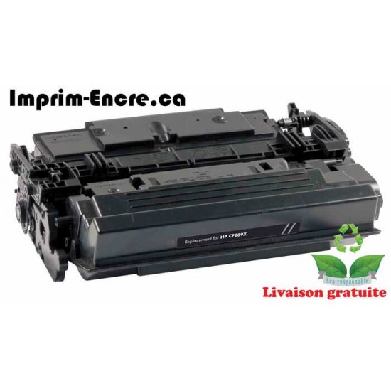 HP toner CF289X ( 89X ) noire originale ( OEM ) remise à neuf de très haute qualité - 10,000 pages 