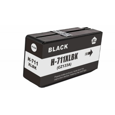 Encre HP ( 711XL ) noire compatible de très haute...