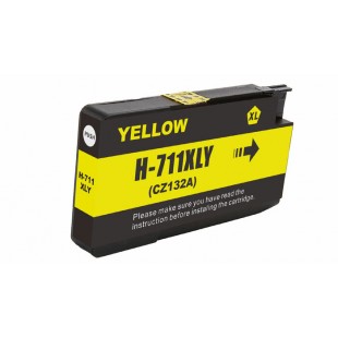 Encre HP ( 711 ) jaune compatible de très haute...