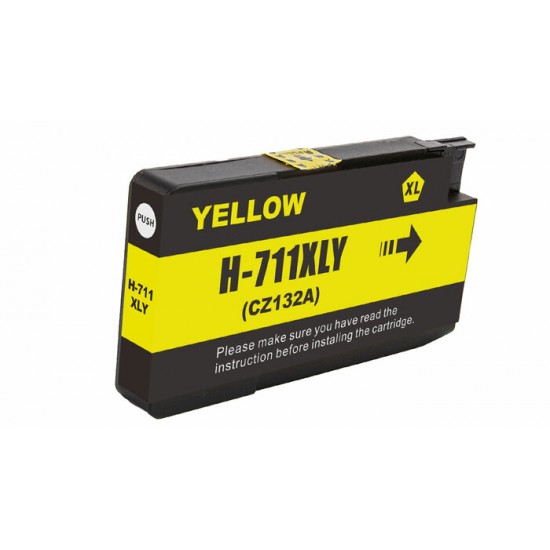 Encre HP ( 711 ) jaune compatible de très haute qualité - 29 ml