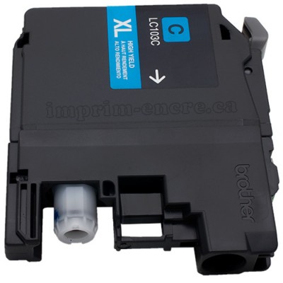 Cartouche compatible LC101C XL / LC103C XL  cyan