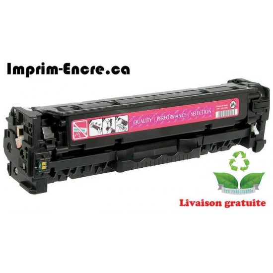 HP toner CE413A ( 305A ) magenta originale ( OEM ) remise à neuf de très haute qualité - 2,600 pages