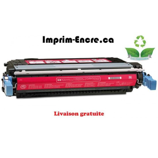 HP toner CB403A ( 642A ) magenta originale ( OEM ) remise à neuf de très haute qualité - 7,500 pages 