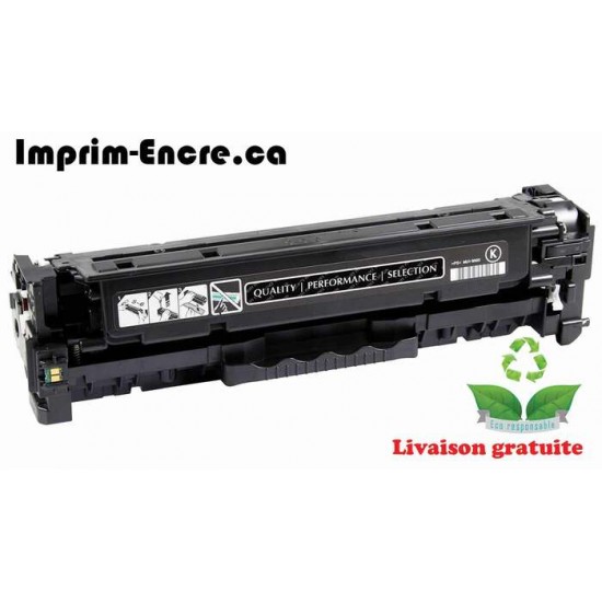 HP toner CF380X ( 312X ) noire originale ( OEM ) remise à neuf de très haute qualité - 4,400 pages
