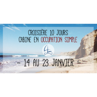Croisière 10 jours (14 au 23 janvier) - Cabine...