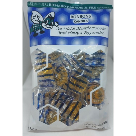 Bonbons au Miel & Menthe Poivrée 150g