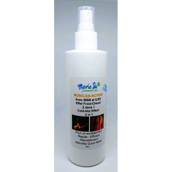 Muscles-Action Vaporisateur externe Avec MSM et ILEX 500ml