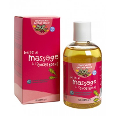 Huile Massage Eucalyptus Bio 120ml