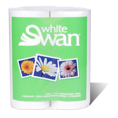 Essuie-Mains White Swan 2 épaisseurs, 2x80...