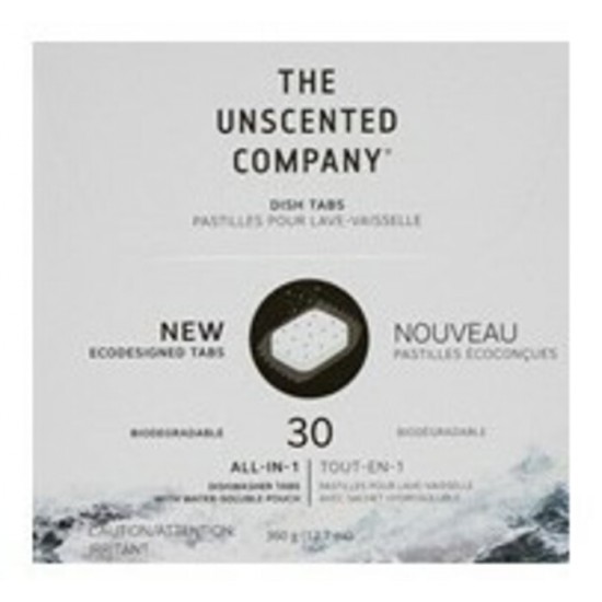 Pastilles Écoconçues Lave-Vaisselle Biodégradable 30pqt