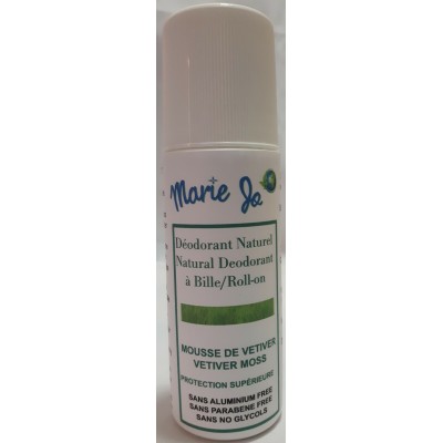 Déodorant Naturel Vétiver à bille Marie Jo 90ml
