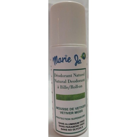 Déodorant Naturel Vétiver à bille Marie Jo 90ml