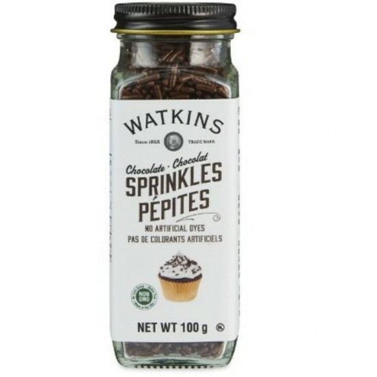 Pépites de Décoration à Gâteaux Chocolat WATKINS 100G