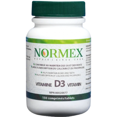 Vitamine D 1000UI 150 comprimés