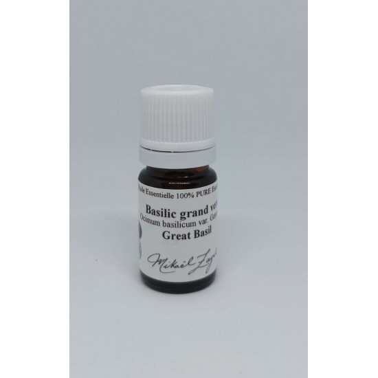 Huile Essentielle Basilic Grand Vert Népal Biologique ZAYAT 5ml