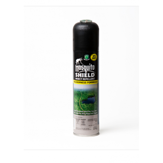 Chasse-Moustiques Mosquito Shield Formule Sauvage 30% Deet Aérosol 220g