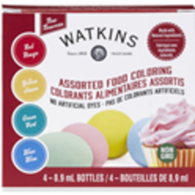 Colorant Alimentaire Naturel Assortis 4 couleurs...