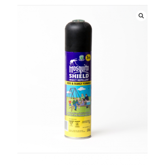 Chasse-Moustiques Mosquito Shield Formule Enfant-Famille 10% Deet Aérosol 220g