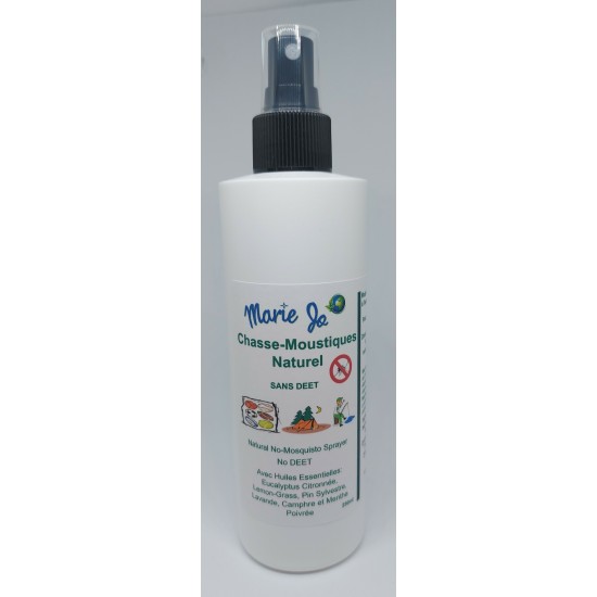 Chasse-Moustiques  Naturel Sans DEET vaporisateur 250ml