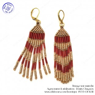 Boucles d'oreilles L'Amérindienne