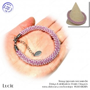 Bracelet Lucie en rose