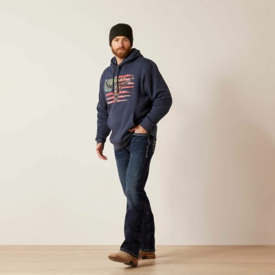 ARIAT - sweat à capuche American Steer 