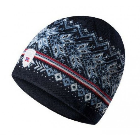 Dale of Norway - Bonnet en laine mérinos HOVDEN - Navy