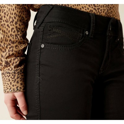 ARIAT - Jeans Perfect Rise Ella Boot Cut, noir