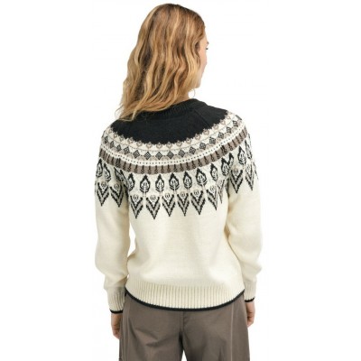 Dale of Norway - Pull en laine SULA pour femme, Grès café blanc cassé